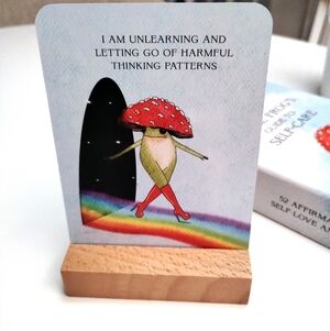 Affirmation Cards for Self-Love Little Frog's Guide to Self-Care Card Deck: 52